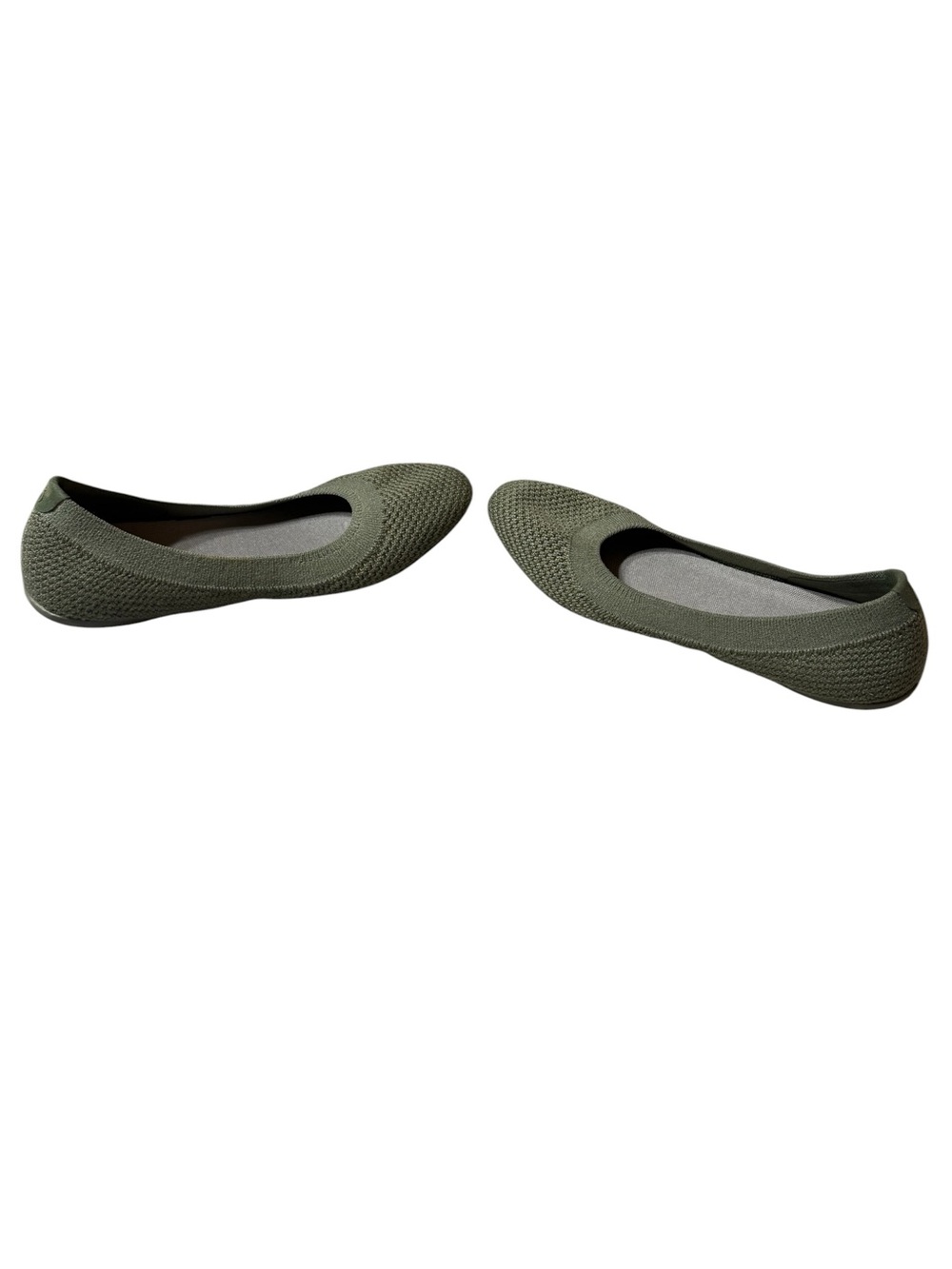 Allbirds Tree Breezer Rugged Green Knit Ballet Flats Women's Size 7.5 - Picture 5 of 8